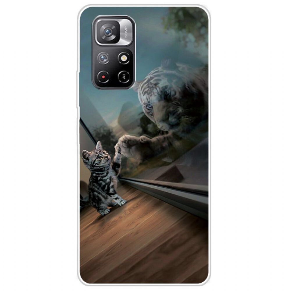 Hoesje voor Xiaomi Redmi Note 11 Pro Plus 5G Feline Dream Silicone