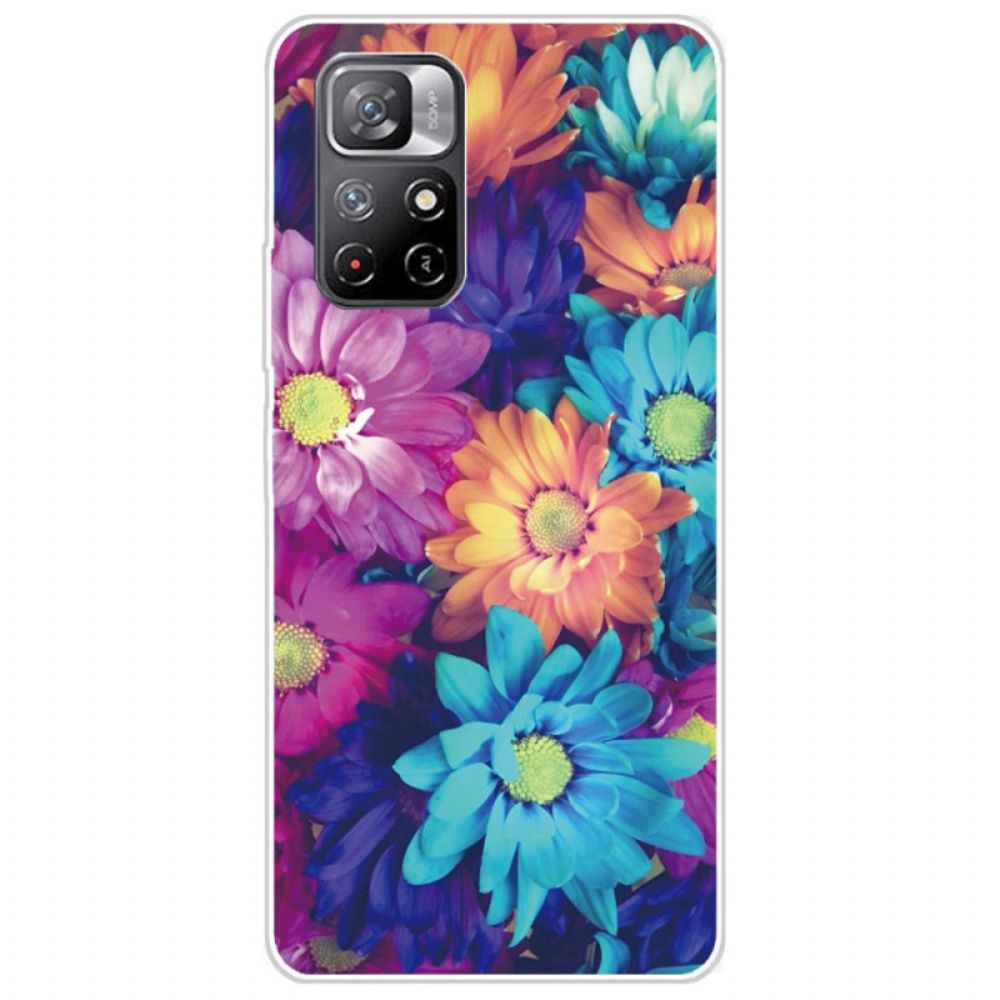 Hoesje voor Xiaomi Redmi Note 11 Pro Plus 5G Flexibele Bloemen