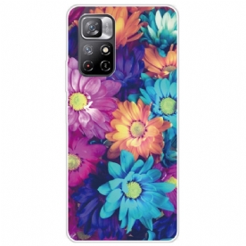 Hoesje voor Xiaomi Redmi Note 11 Pro Plus 5G Flexibele Bloemen