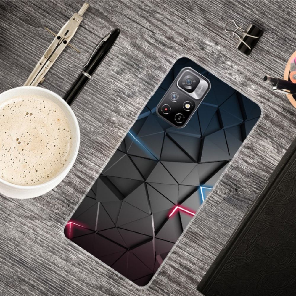 Hoesje voor Xiaomi Redmi Note 11 Pro Plus 5G Flexibele Geometrie