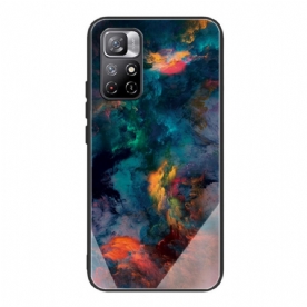 Hoesje voor Xiaomi Redmi Note 11 Pro Plus 5G Hemel Gehard Glas