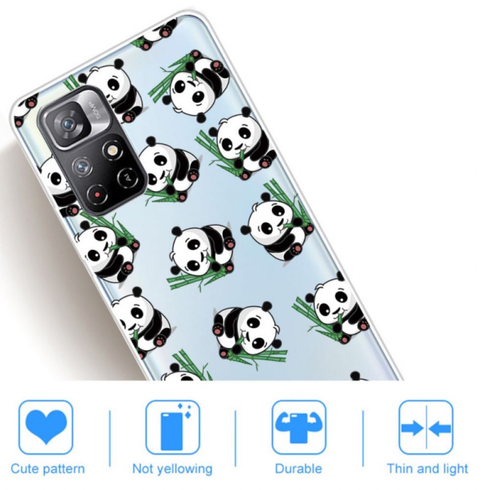 Hoesje voor Xiaomi Redmi Note 11 Pro Plus 5G Kleine Panda's