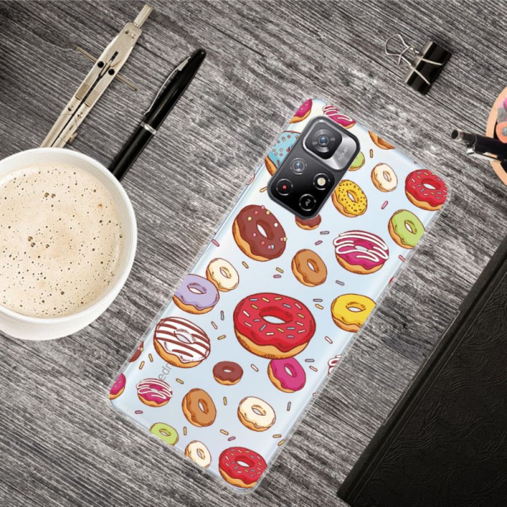 Hoesje voor Xiaomi Redmi Note 11 Pro Plus 5G Liefde Donuts