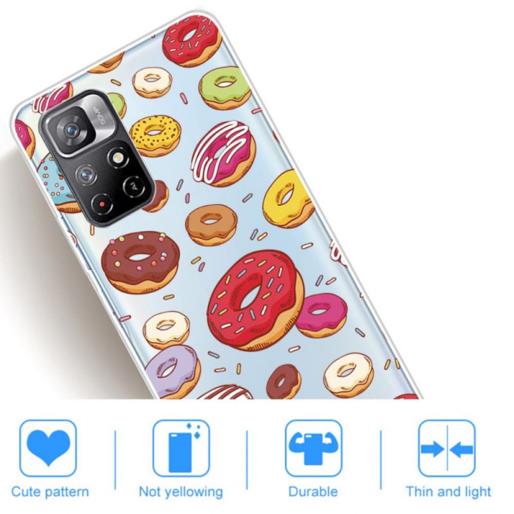 Hoesje voor Xiaomi Redmi Note 11 Pro Plus 5G Liefde Donuts