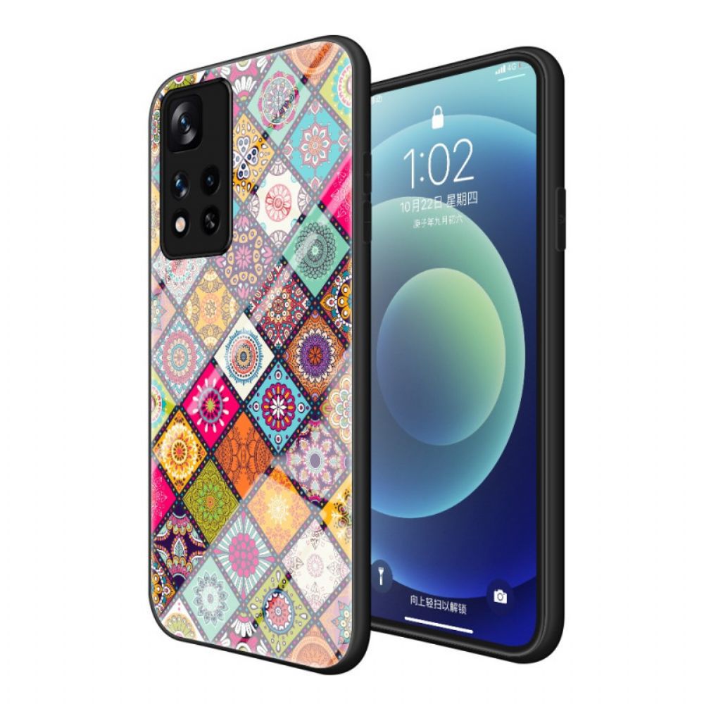 Hoesje voor Xiaomi Redmi Note 11 Pro Plus 5G Magnetische Patchwork Houder