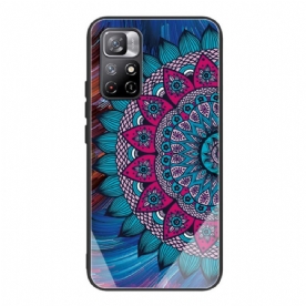 Hoesje voor Xiaomi Redmi Note 11 Pro Plus 5G Mandala Van Gehard Glas