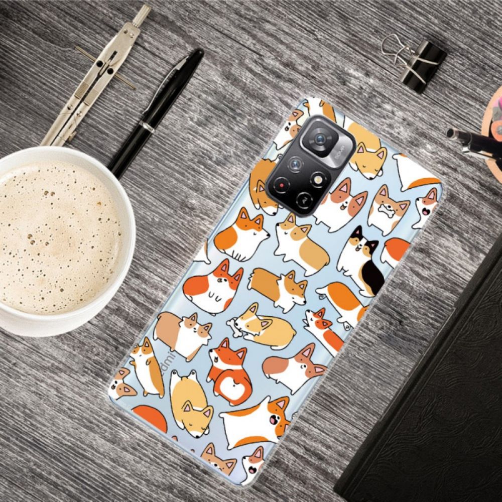 Hoesje voor Xiaomi Redmi Note 11 Pro Plus 5G Meerdere Honden