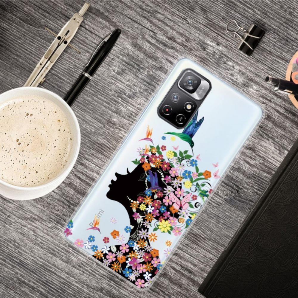 Hoesje voor Xiaomi Redmi Note 11 Pro Plus 5G Mooi Bloemhoofd