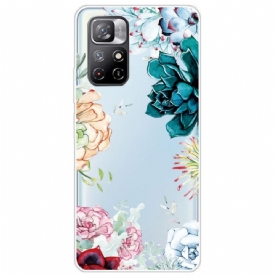 Hoesje voor Xiaomi Redmi Note 11 Pro Plus 5G Naadloze Aquarelbloemen