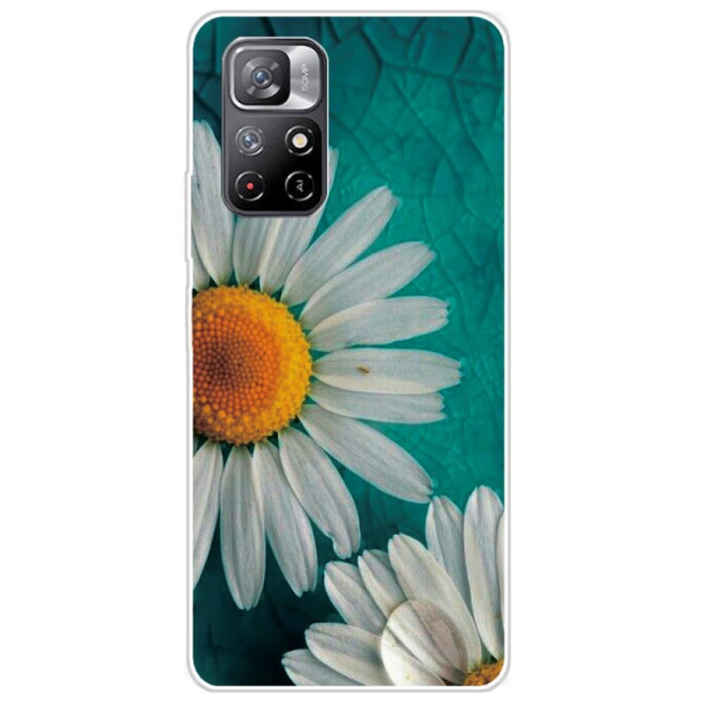 Hoesje voor Xiaomi Redmi Note 11 Pro Plus 5G Silicone Daisy