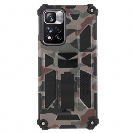 Hoesje voor Xiaomi Redmi Note 11 Pro Plus 5G Verwijderbare Ondersteuning Camouflage