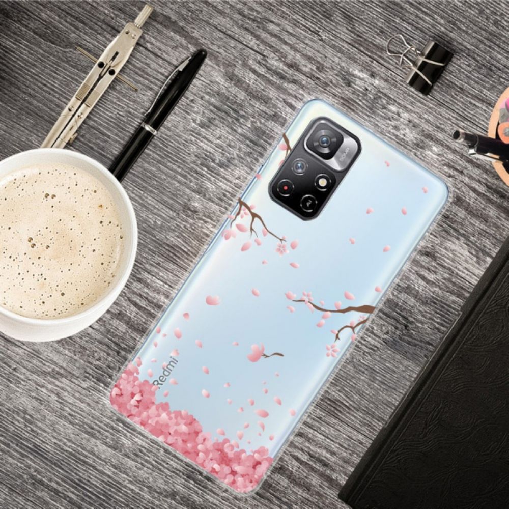 Telefoonhoesje voor Xiaomi Redmi Note 11 Pro Plus 5G Bloemenregen