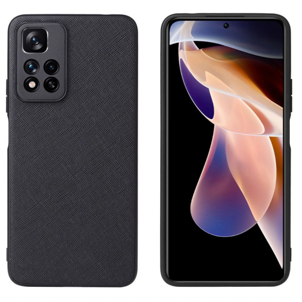 Telefoonhoesje voor Xiaomi Redmi Note 11 Pro Plus 5G Getextureerde Leerstijl