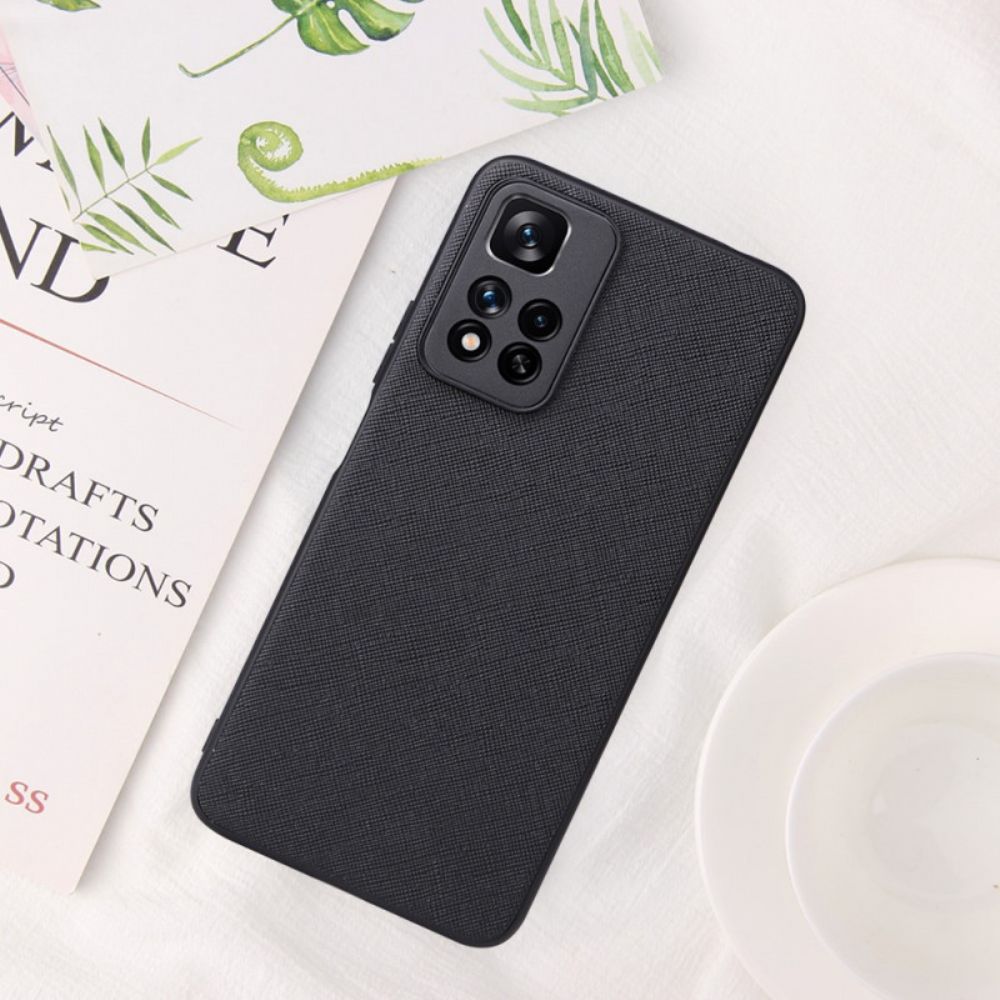 Telefoonhoesje voor Xiaomi Redmi Note 11 Pro Plus 5G Getextureerde Leerstijl