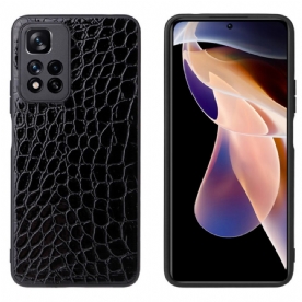 Telefoonhoesje voor Xiaomi Redmi Note 11 Pro Plus 5G Krokodillenleereffect