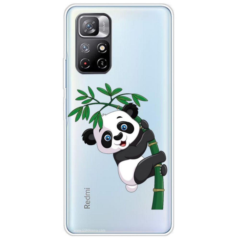 Telefoonhoesje voor Xiaomi Redmi Note 11 Pro Plus 5G Panda Op Bamboe