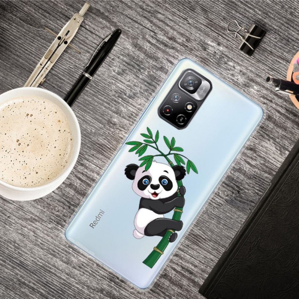 Telefoonhoesje voor Xiaomi Redmi Note 11 Pro Plus 5G Panda Op Bamboe