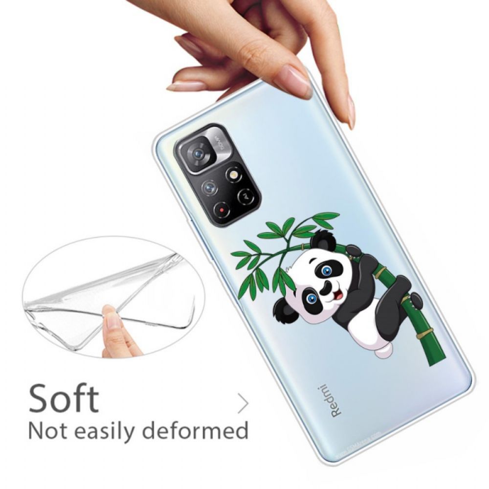 Telefoonhoesje voor Xiaomi Redmi Note 11 Pro Plus 5G Panda Op Bamboe