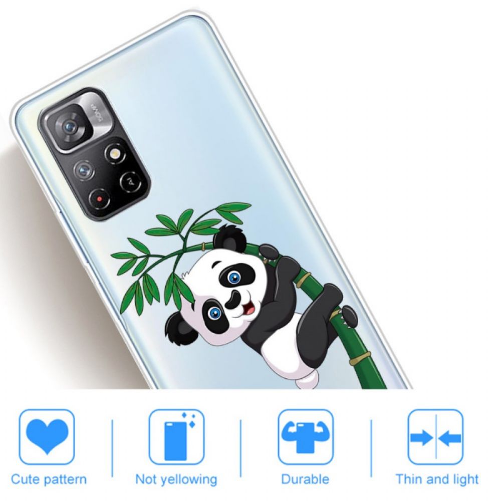 Telefoonhoesje voor Xiaomi Redmi Note 11 Pro Plus 5G Panda Op Bamboe