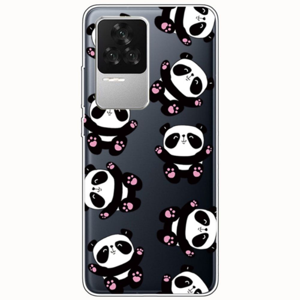 Hoesje voor Poco F4 Kleine Panda's