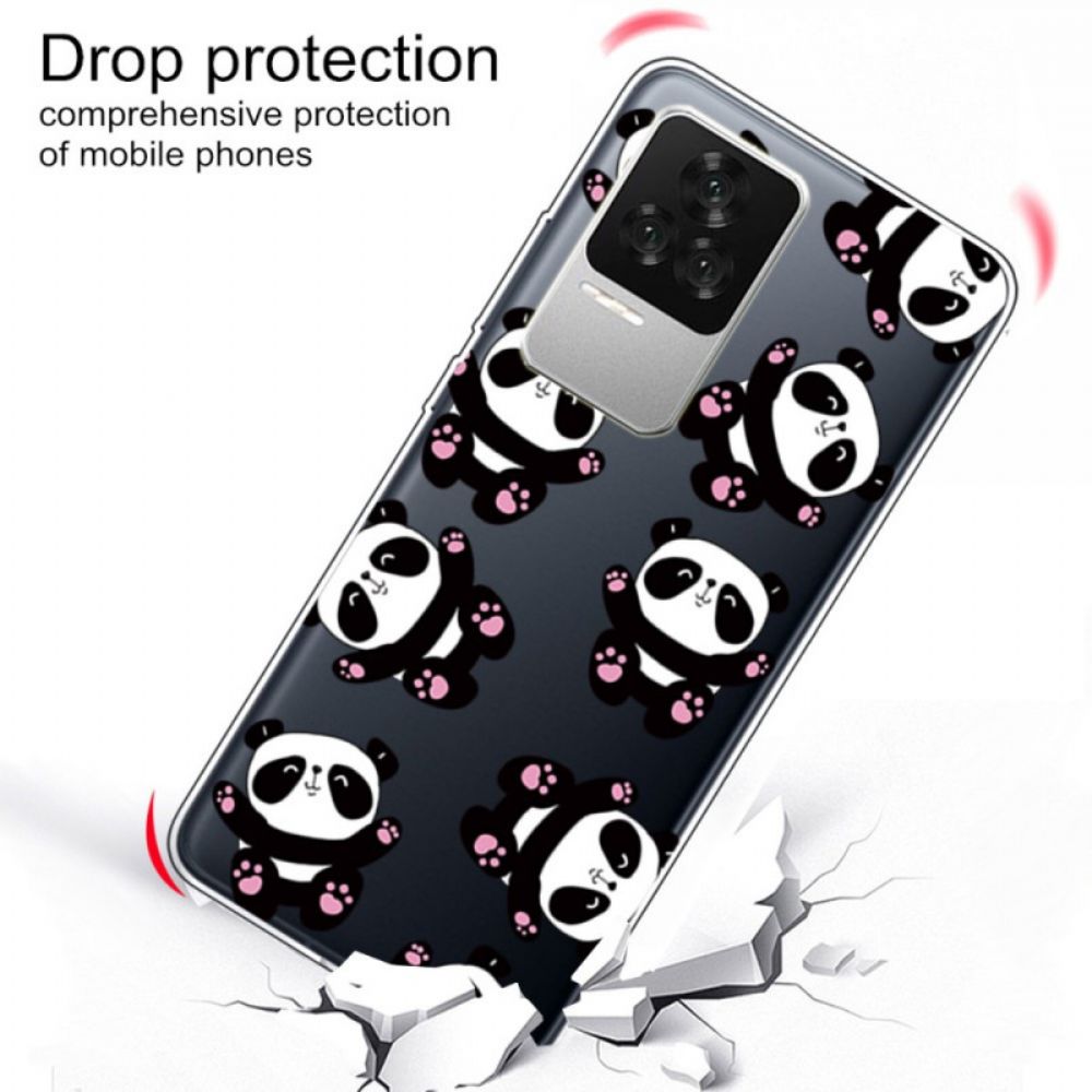 Hoesje voor Poco F4 Kleine Panda's