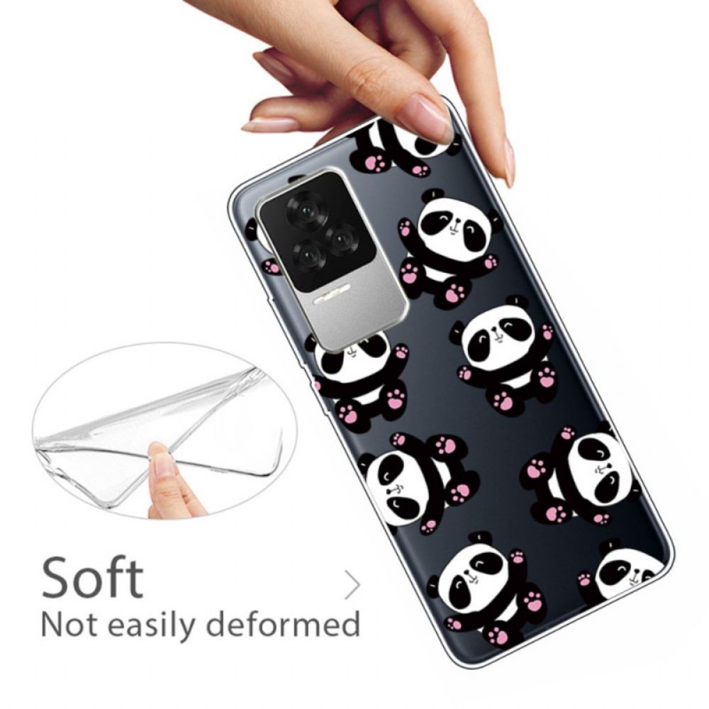 Hoesje voor Poco F4 Kleine Panda's