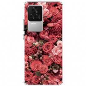 Hoesje voor Poco F4 Mooie Bloemen