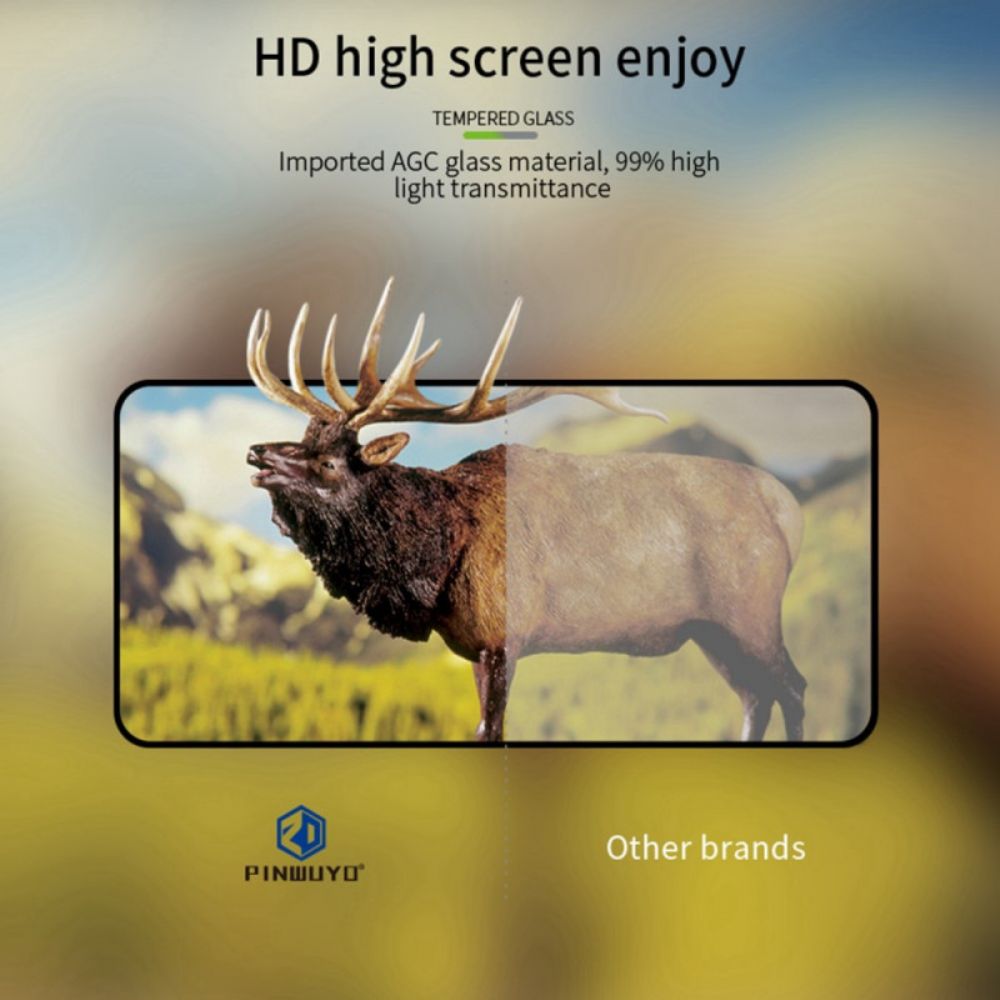 Poco F4 Screenprotector Van Gehard Glas Met Zwarte Rand