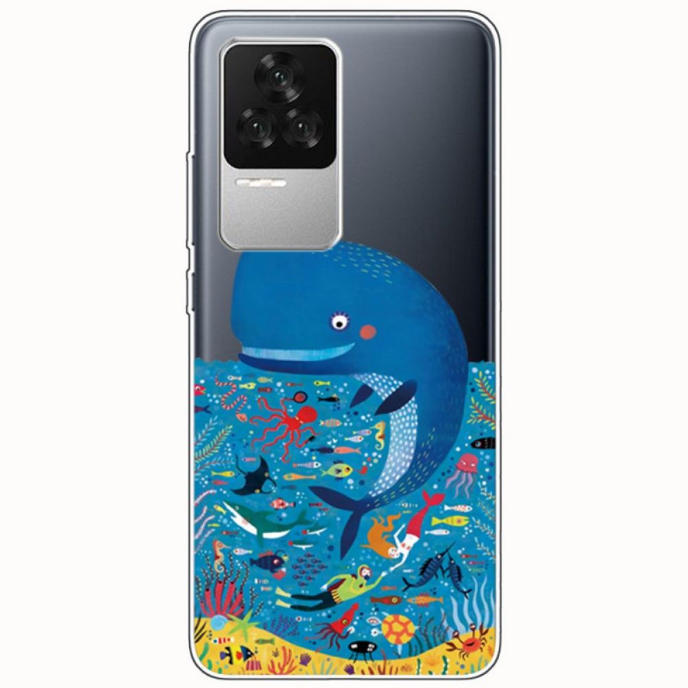 Telefoonhoesje voor Poco F4 Walvis