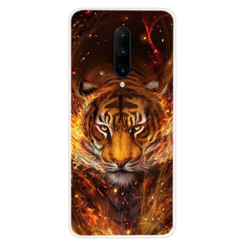 Hoesje voor OnePlus 7 Pro Brandtijger