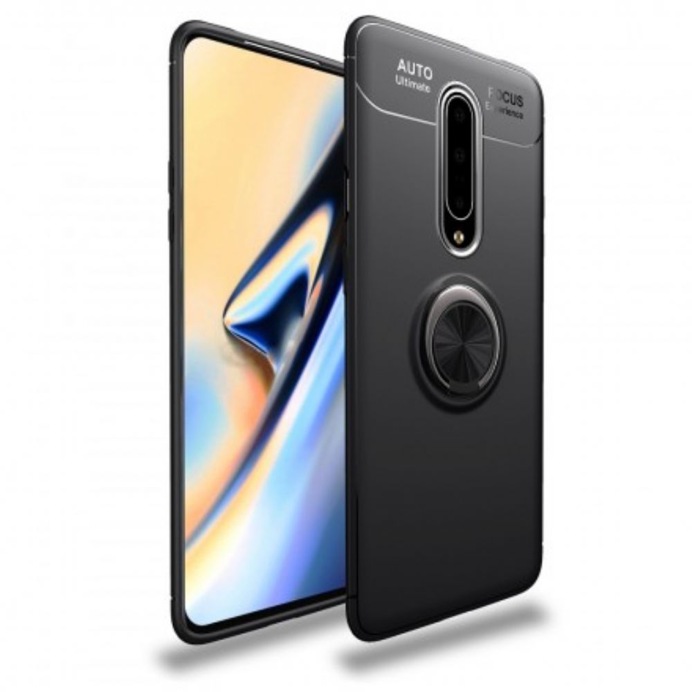 Hoesje voor OnePlus 7 Pro Draaiende Ring