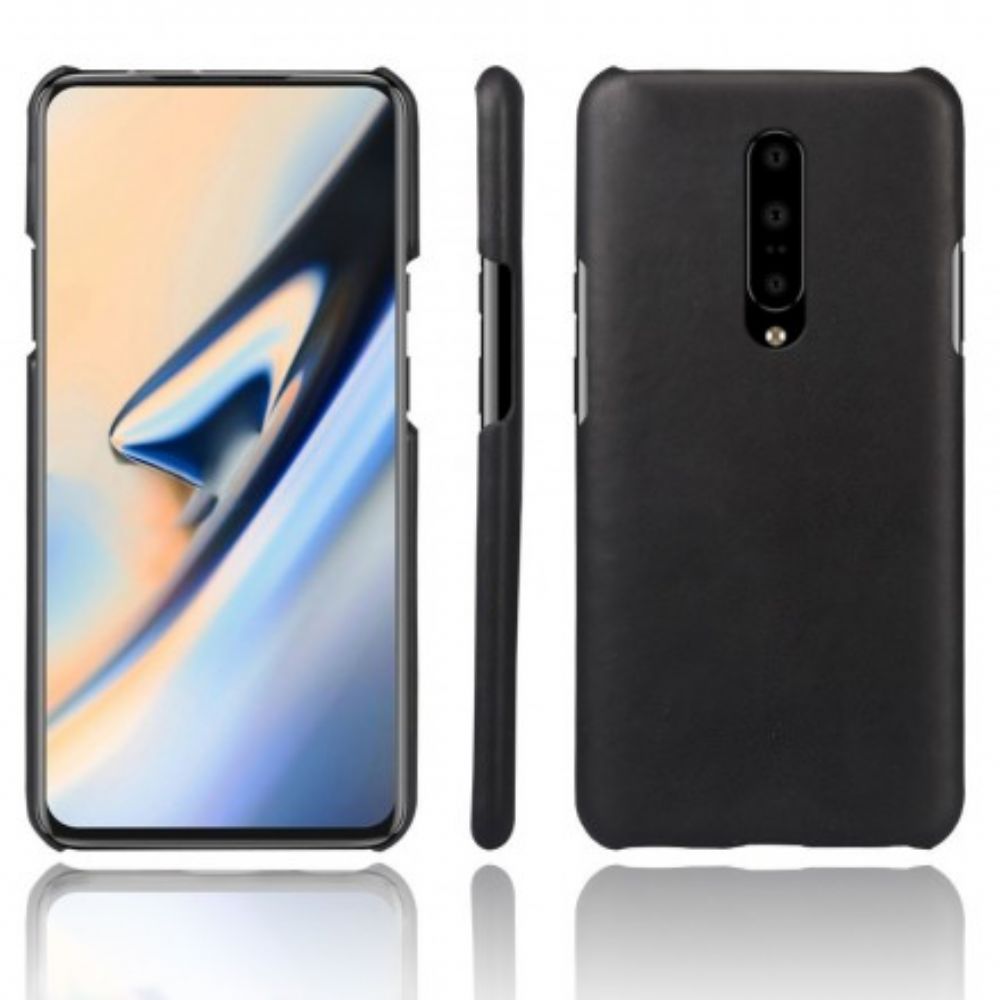 Hoesje voor OnePlus 7 Pro Ksq Leereffect