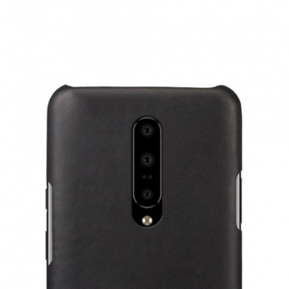 Hoesje voor OnePlus 7 Pro Ksq Leereffect