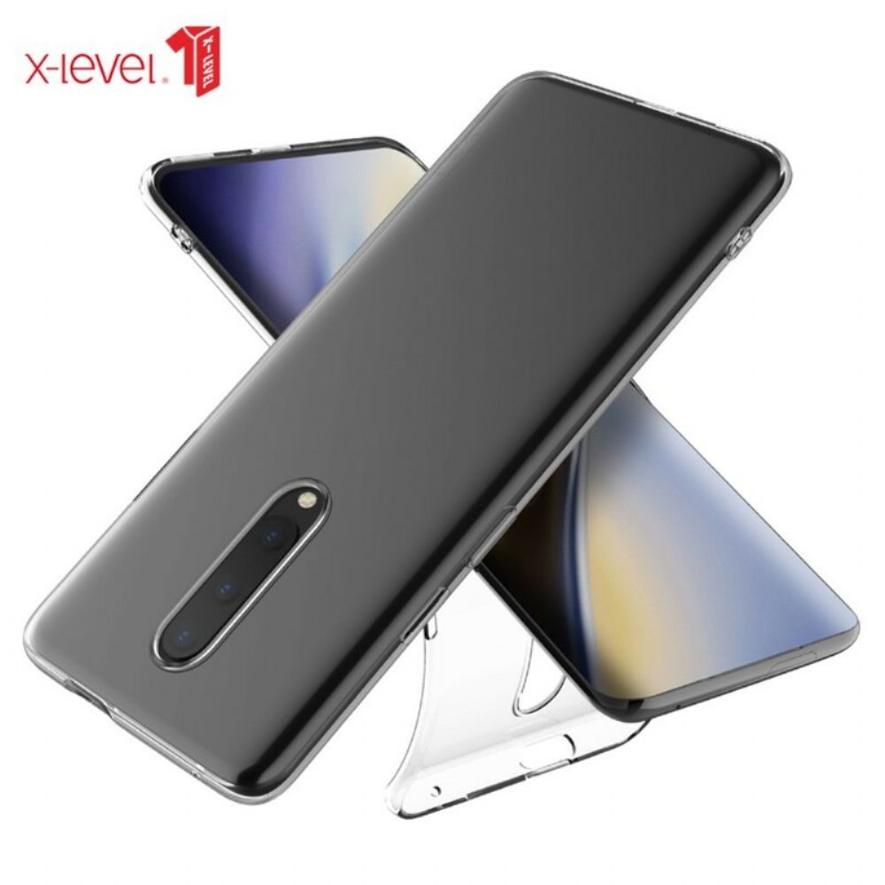 Telefoonhoesje voor OnePlus 7 Pro X-niveau Transparant