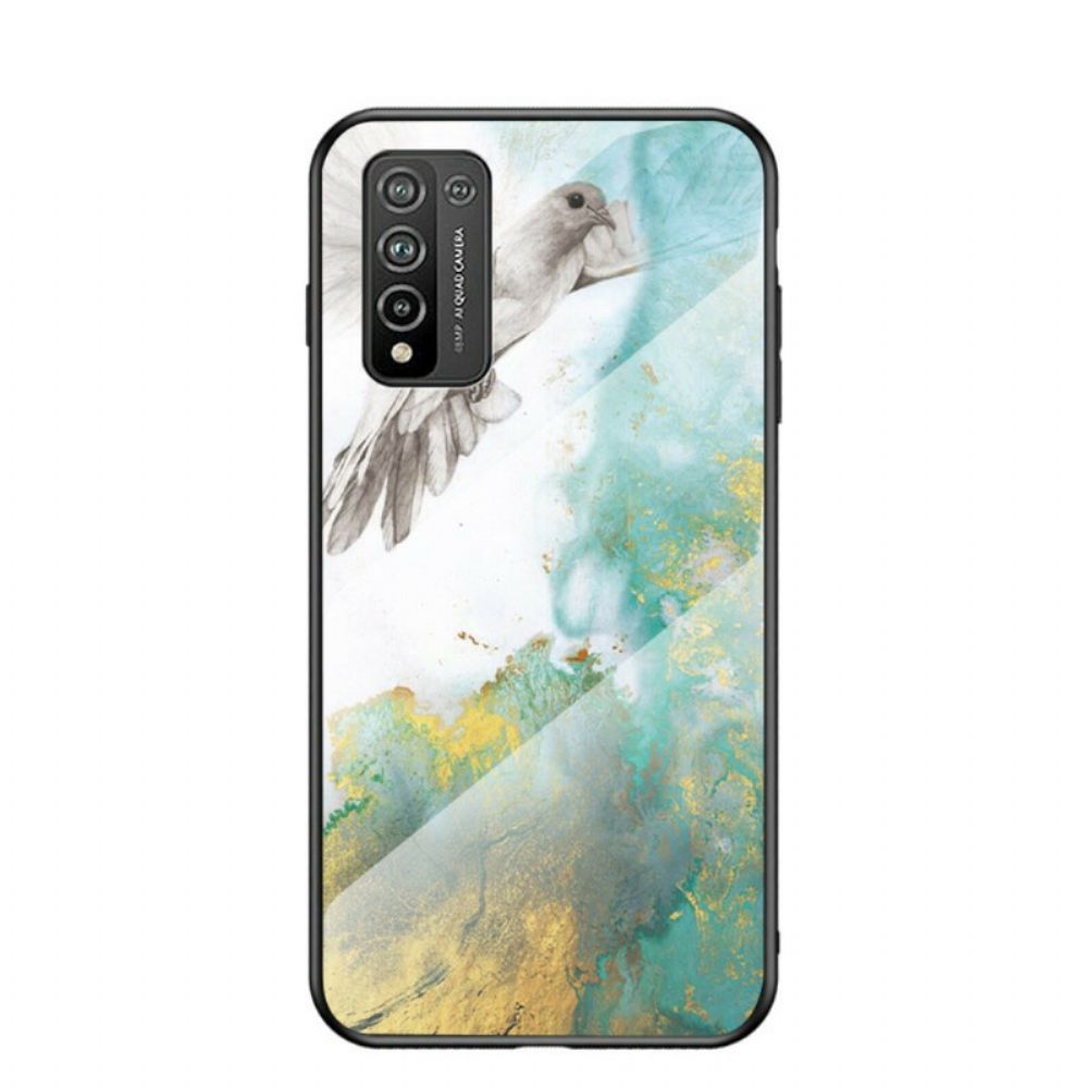 Hoesje voor Honor 10X Lite Premium Kleur Gehard Glas