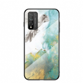 Hoesje voor Honor 10X Lite Premium Kleur Gehard Glas