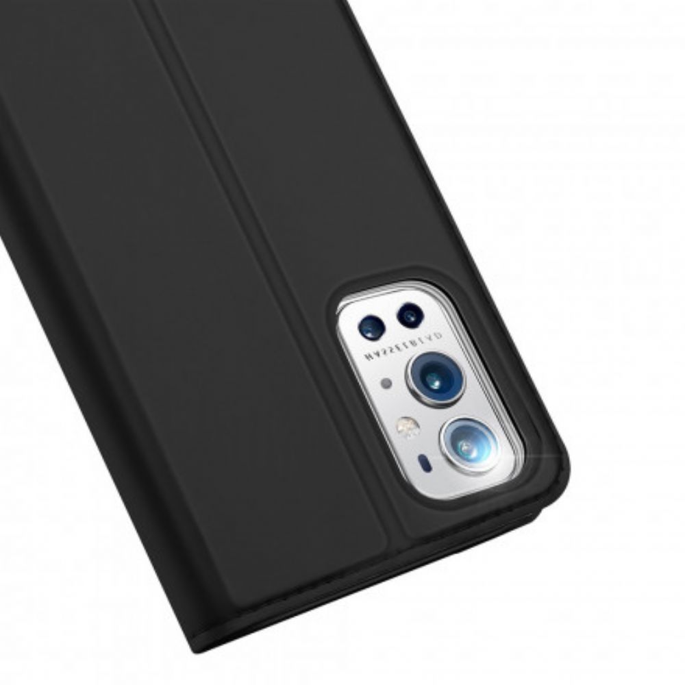 Bescherming Hoesje voor OnePlus 9 Pro Folio-hoesje Dux Ducis Pro-skin