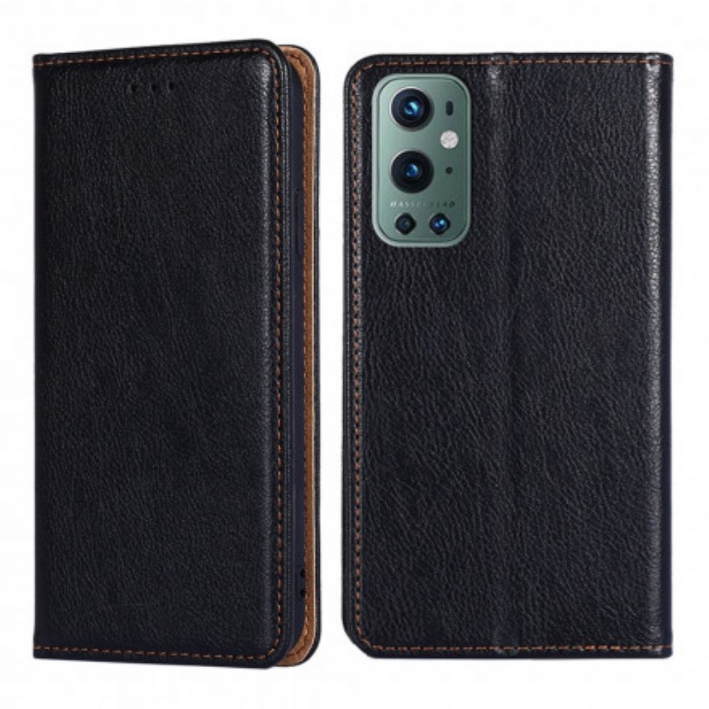 Bescherming Hoesje voor OnePlus 9 Pro Folio-hoesje Pure Kleur