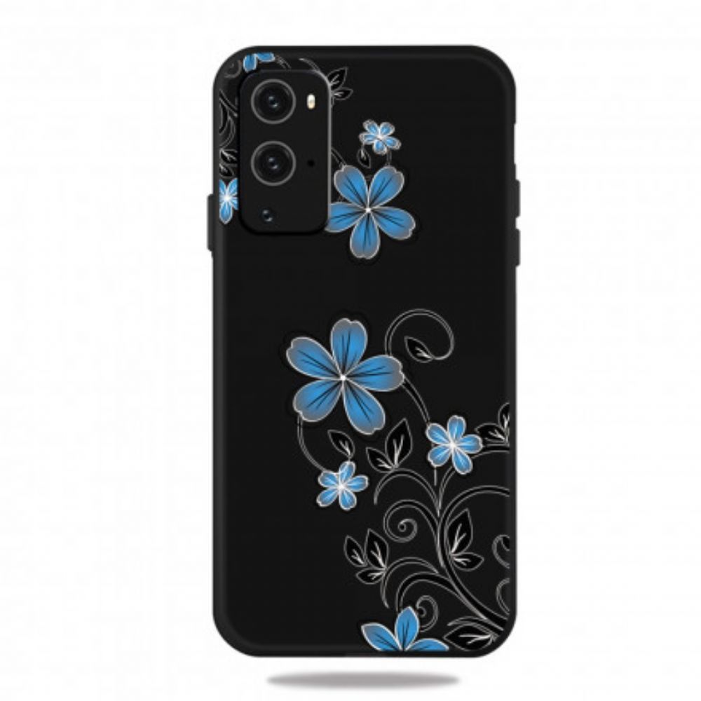 Hoesje voor OnePlus 9 Pro Blauwe Bloemen