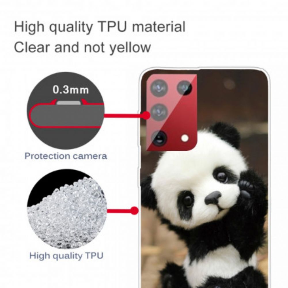 Hoesje voor OnePlus 9 Pro Flexibele Panda