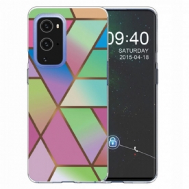 Hoesje voor OnePlus 9 Pro Geometrisch Marmer