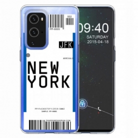 Hoesje voor OnePlus 9 Pro Instapkaart Naar New York