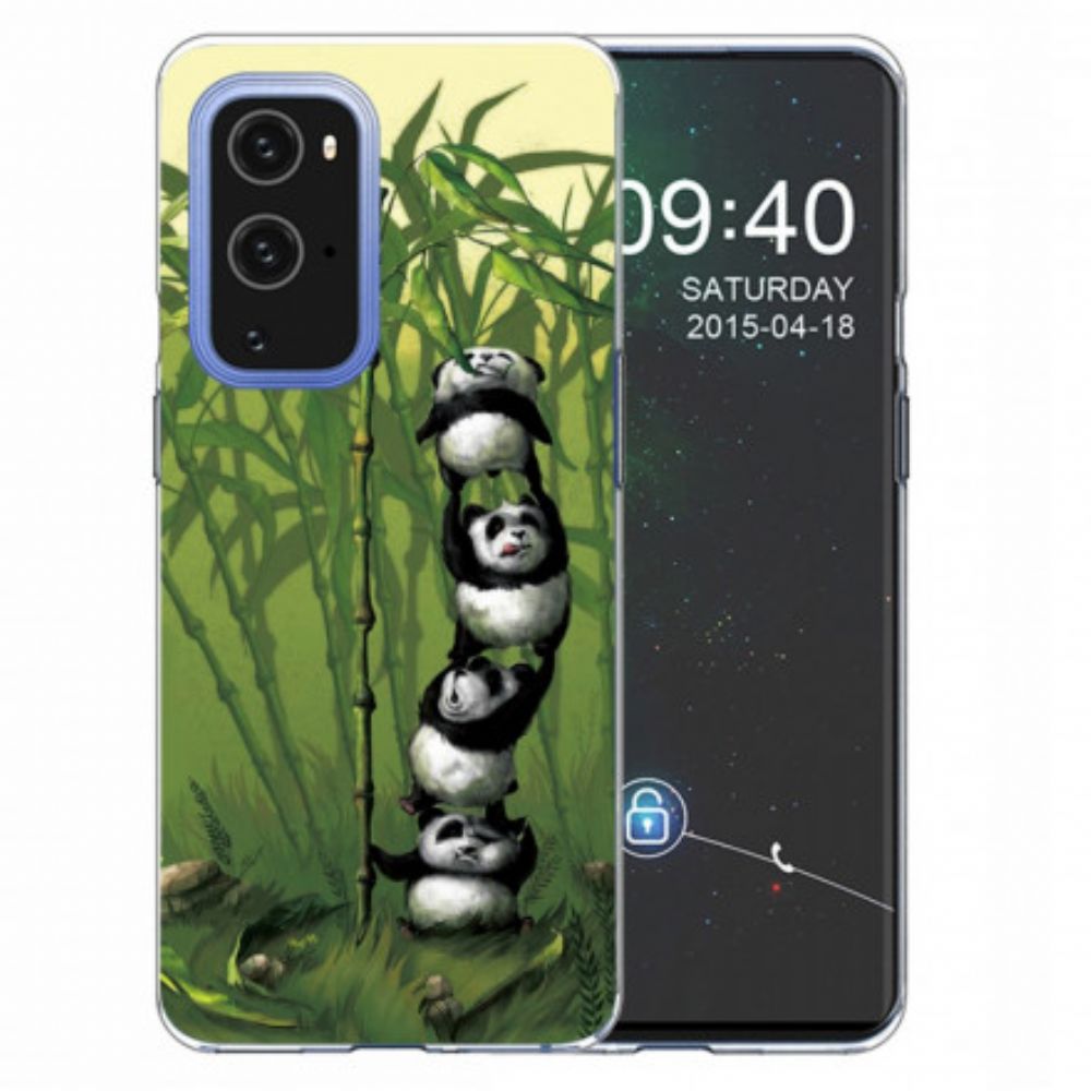 Hoesje voor OnePlus 9 Pro Stapel Panda's