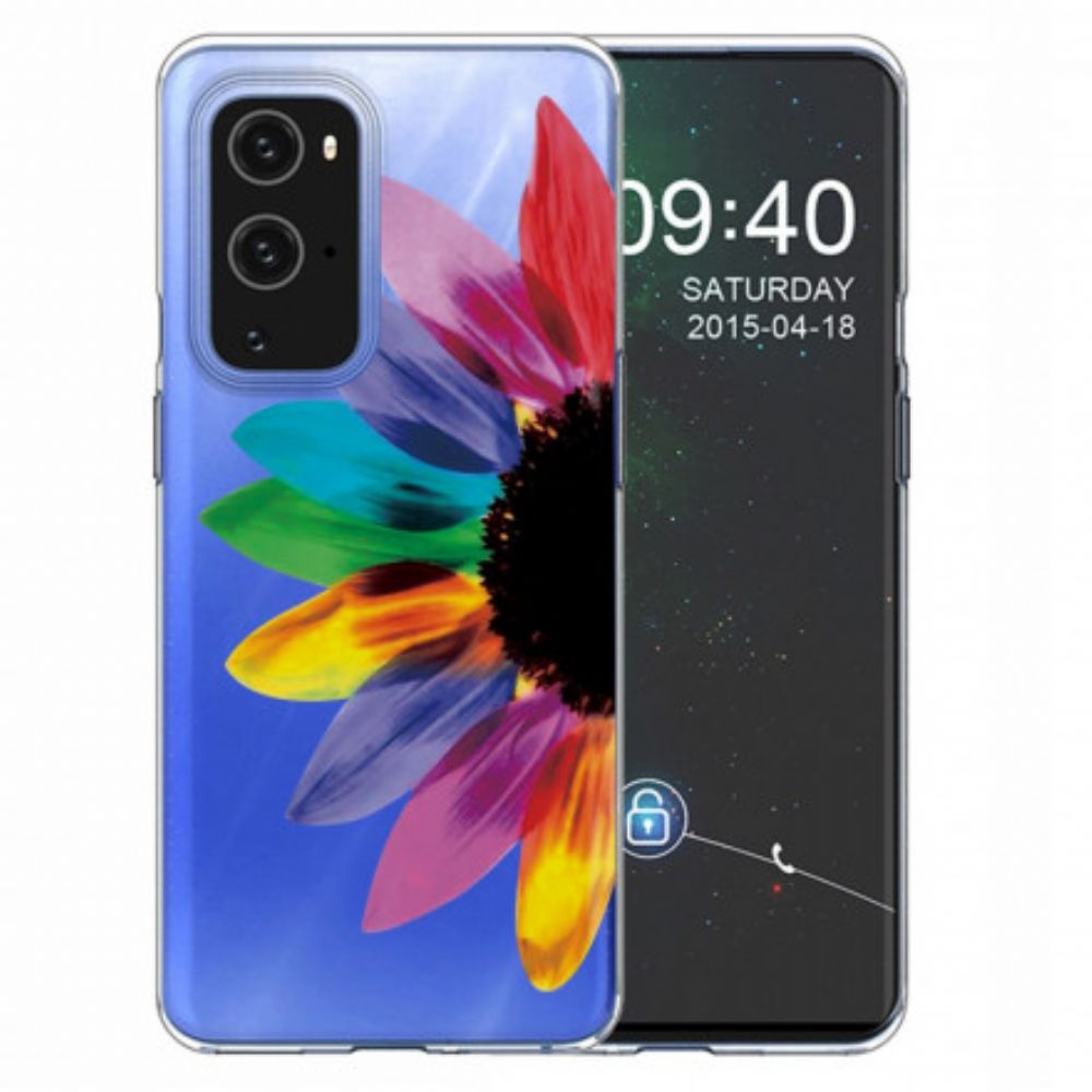 Telefoonhoesje voor OnePlus 9 Pro Kleurrijke Bloem