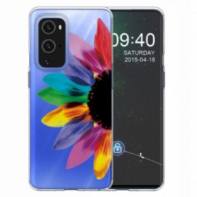 Telefoonhoesje voor OnePlus 9 Pro Kleurrijke Bloem