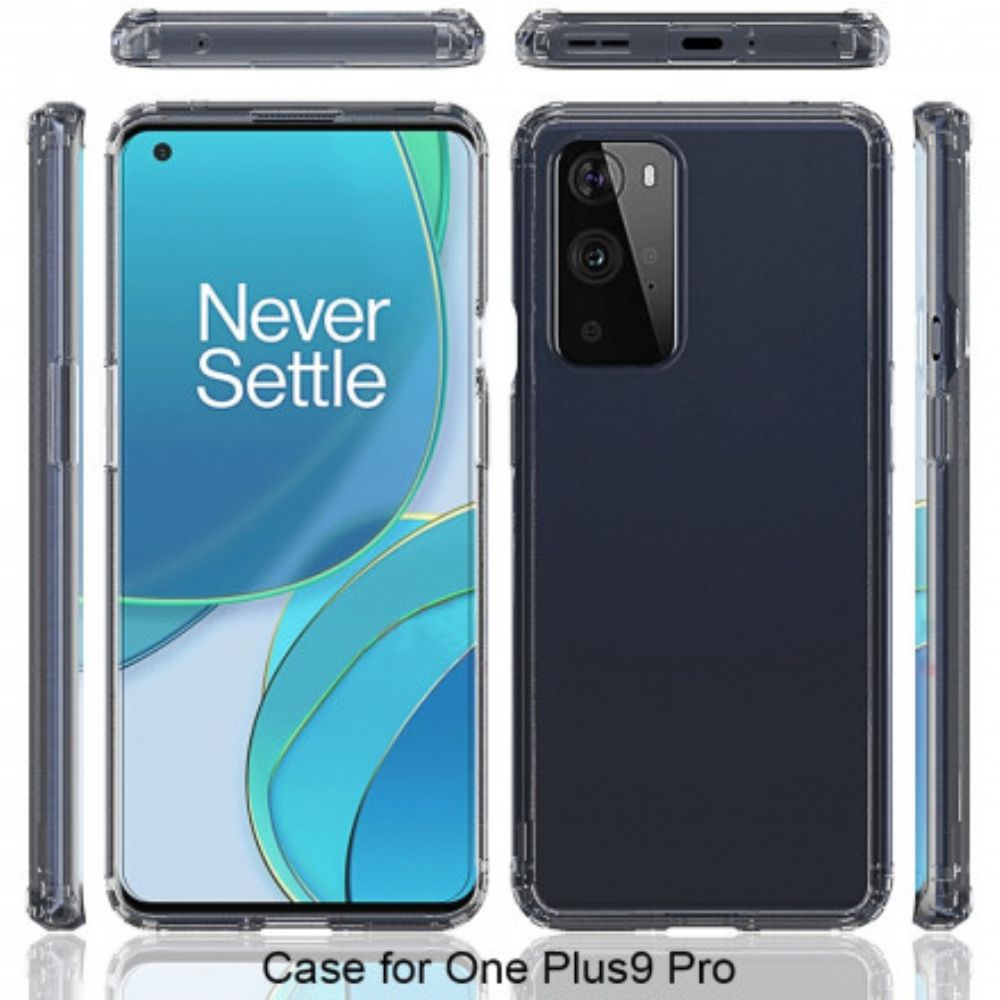 Telefoonhoesje voor OnePlus 9 Pro Transparant Hybride Ontwerp