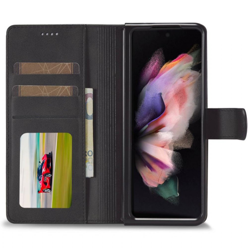 Flip Case voor Samsung Galaxy Z Fold 4 Lc. Imeeke Klassiek Kunstleer