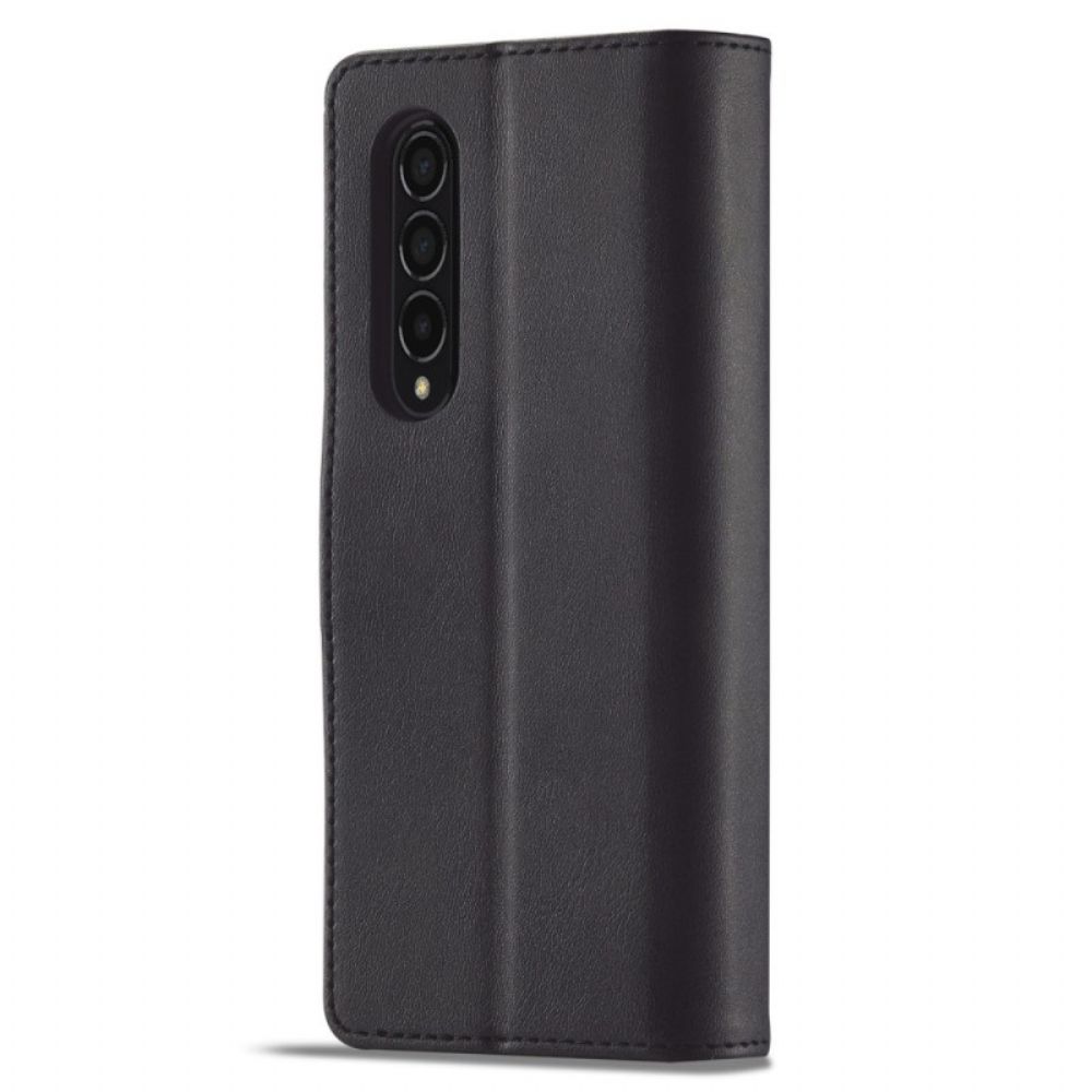 Flip Case voor Samsung Galaxy Z Fold 4 Lc. Imeeke Klassiek Kunstleer