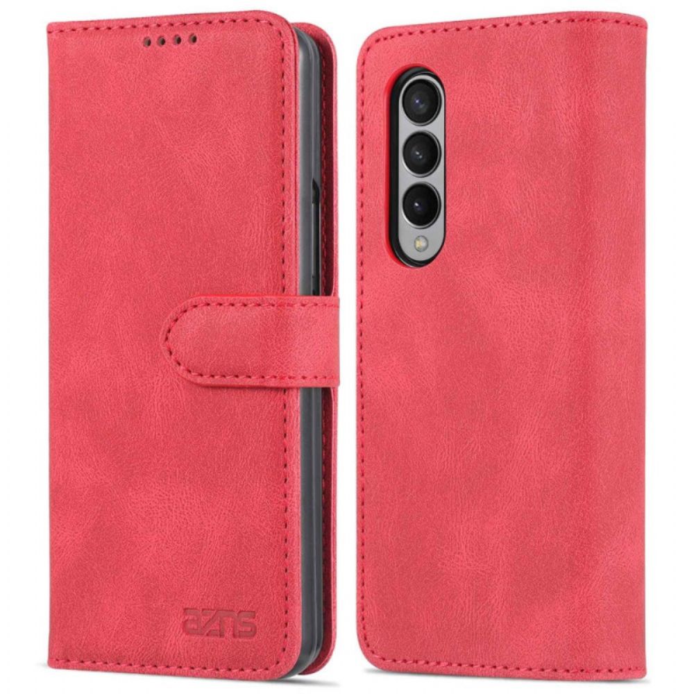 Folio-hoesje voor Samsung Galaxy Z Fold 4 Portemonnee Azns Naden Portemonnee