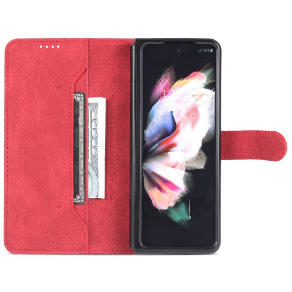 Folio-hoesje voor Samsung Galaxy Z Fold 4 Portemonnee Azns Naden Portemonnee